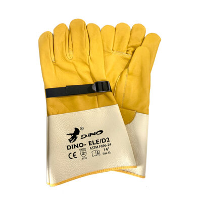 DINO ถุงมือหนังสำหรับสวมทับถุงมือยางกันไฟฟ้า